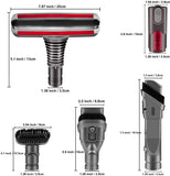 Universal Dyson V6-V10 & Corded Vacuum Tool Kit - Part # DYSV6-DCKIT-5PCS