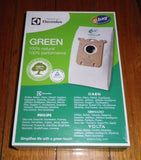 Electrolux Genuine Green Long Performance S-Bag Vacuum Bags. - Part # E212B