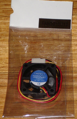 30mm 12Volt Ceramic Bearing Computer Card Cooling Fan - Part # FAN3010C12M