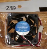 Fast 60x25mm Computer Case, Power Supply Cooling Fan - Part # FAN6025C12H