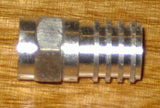 Metal Crimp F-Connector for RG6 Quad Shielded Coax Cable - Part # FC7002C