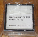 Nilfisk GM500 King Series Compatible Hepa Filter - Part # FILTN6