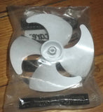 Genuine Fisher Paykel 9cm Plastic CW Fan 3mm Mount & 4 Blades - Part # FP820097