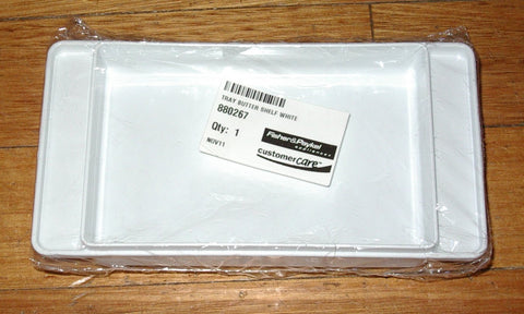 Fisher & Paykel White Plastic Butter Dish - Part # FP880267, 880267