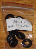 Rubber Grommets with 9.5mm Hole to suit 13mm Panel Hole (Pkt 10) Part No. GM4-10