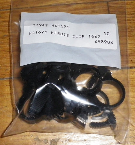 Herbie Clip Nylon Hose Clamp 16mm x 7mm (Pkt 10) - Part # HC1671-10