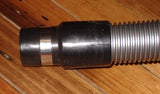 12Mtr Silver Ducted Vacuum Hose with 32mm Bent End Handle - Part # HSCOM12