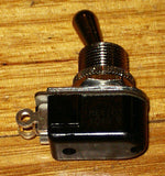 Carling SPST Chrome Toggle Switch Fits Many Guitar Amplifiers - Part No. SWT110