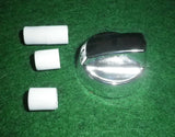 Handy Gas or Electric Stove Chrome Control Knob - Part No. KNB37