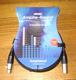 Amphenol 6metre Microphone Cable XLR Male to XLR Female - Part # LA7096