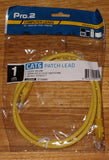 Computer Lead - CAT6 RJ45 to RJ45 Network 1metre Yellow - Part # LC6684Y