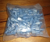 Blue Insulated 415Volt Female 6.4mm Spade Terminals (Pkt 100) # LND2-6.3FD