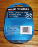Arlec Night Light Miniature Pilot Globe 7Watt SES E14 (Pkt 2) - Part # NLG7