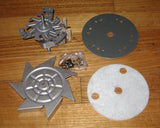 Universal Fan-Forced Oven Fan Motor with Blade & Shaft Spacers - Part # OFM01V3