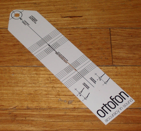 Ortofon Turntable Cartridge Alignment Card - Part # PCT210