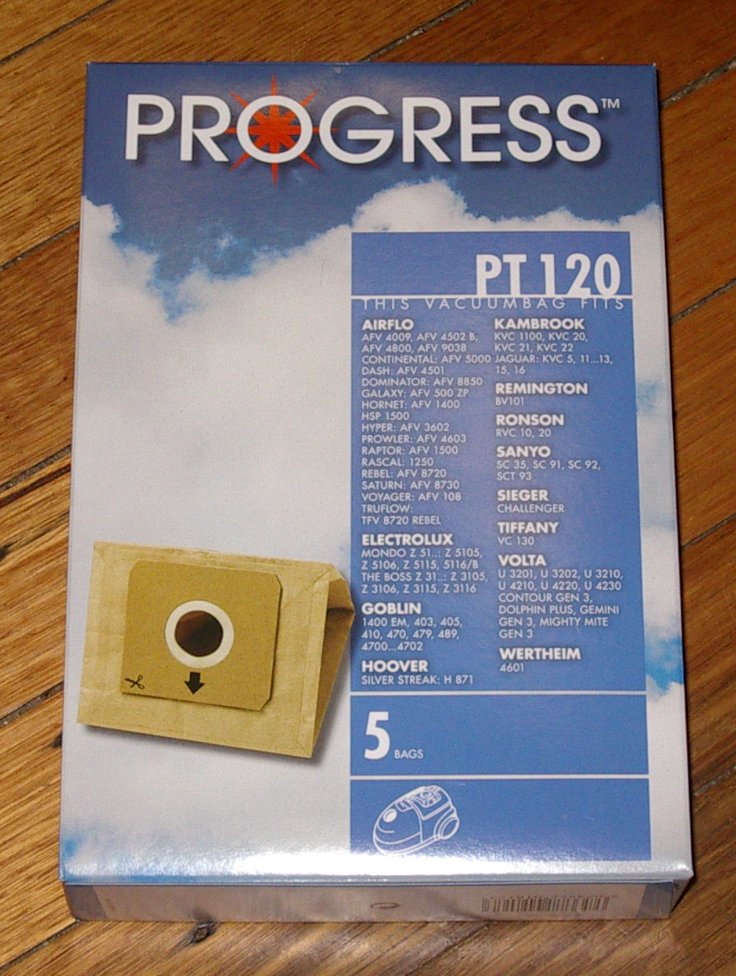 Kambrook, Goblin, Goldstar Vacuum Cleaner Bags Part PT120 Allfix