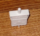 Rectangular Kelvinator Fan/Light Switch, Single Button - Part # RF030A