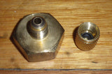 R410A 5/16" SAE Male - 3/4" Female Gas Cylinder Adaptor - Part No. RF162B
