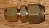 Brass 3/4" to 1/2" Reducing Union With Flare Nuts - Part # RF706KIT