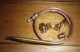 Universal 600mm Gas Hot Water Threaded Thermocouple with Nuts - Part # SE235
