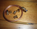 Universal 600mm Gas Hot Water Threaded Thermocouple with Nuts - Part # SE235