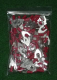 Red Insulated 6.4mm Fork Crimp Terminals (Pkt 100) - Part # TM11121-100