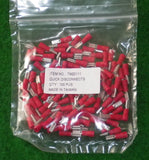 Red Insulated Female 2.8mm 22-18AWG Spade Terminals (Pkt 100) - # TM20111-100
