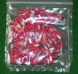 Red Insulated Female 2.8mm 22-18AWG Spade Terminals (Pkt 100) - # TM20111-100