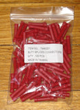 Red Insulated Inline Splice Crimp Terminals (Pkt 100) - Part # TM40001-100