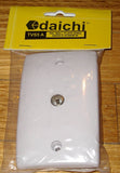 Coaxial Antenna Wallplate with PAL Socket - Part No TVS5A