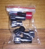 Handy Gas or Electric Stove Silver Control Knob Kit (Pkt 4) - Part No. UK-48S4