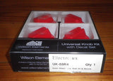 Handy Gas or Electric Stove Red Control Knob Kit (Pkt 4) - Part No. UK-55R4