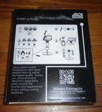 Handy Gas or Electric Stove Chrome Control Knob Kit (Pkt 4) - Part No. UK-55C4