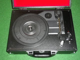 mBeat Portable Retro Style Turntable with USB Digital Recording - Part # USB224