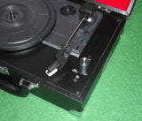 mBeat Portable Retro Style Turntable with USB Digital Recording - Part # USB224