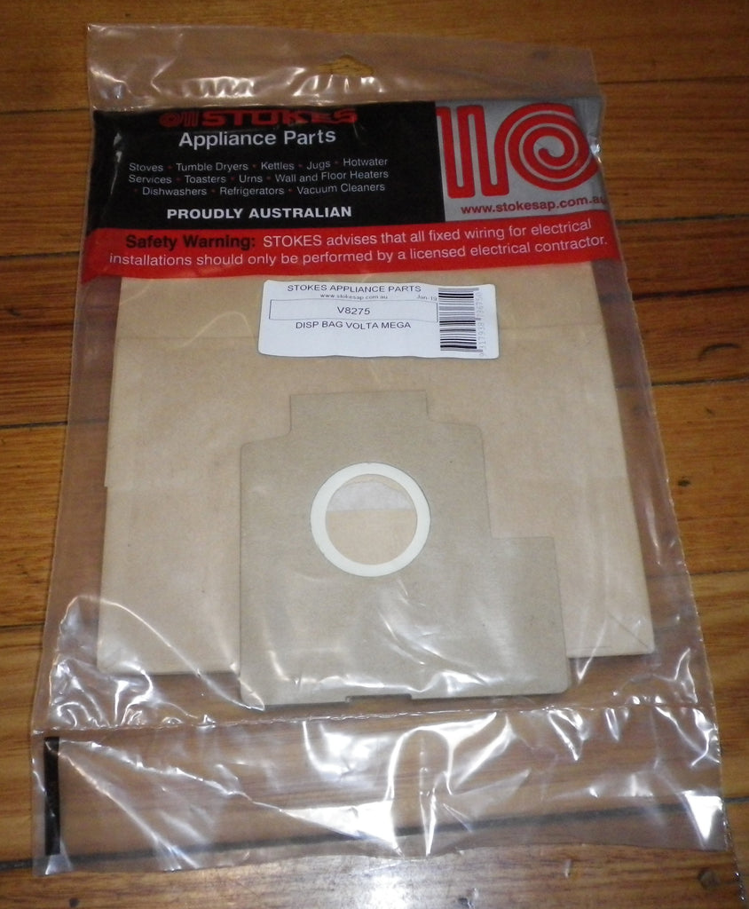 Volta Mega U2300 Series Vacuum Cleaner Bags (Pkt 5) Part V8275