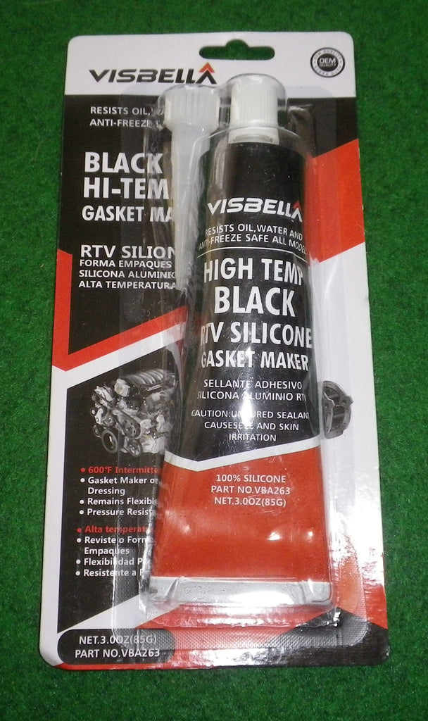 High Temperature (up to 650˚F) Black Silicone Sealant 85gm. Part VBA