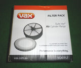Vax Genuine VCAPH1500 Air Cylinder Hepa Filter Set - Part No. VCATFLT