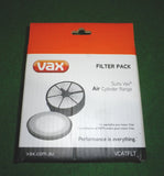 Vax Genuine VCAPH1500 Air Cylinder Hepa Filter Set - Part No. VCATFLT