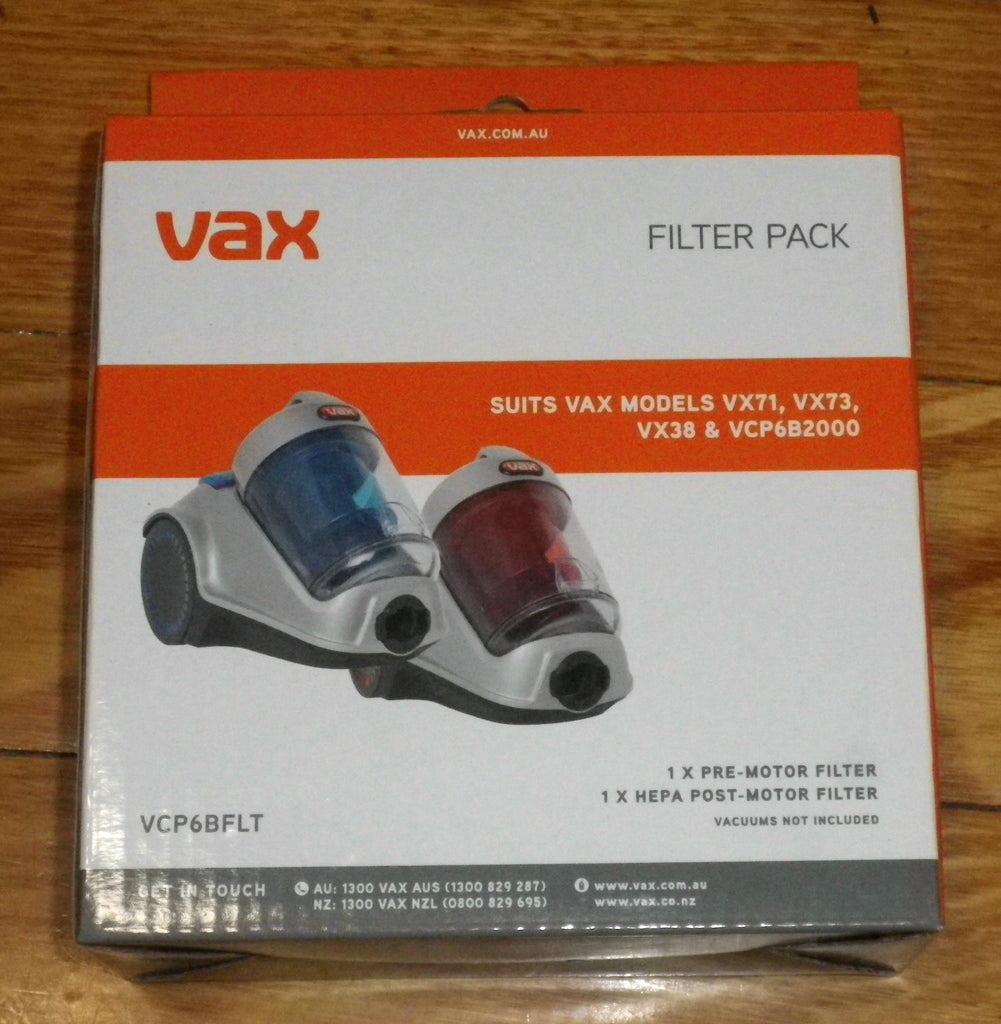 Vax Genuine VX38, VX71, VX73, VCP6B2000 Hepa Filter Set - Part No. VCP ...