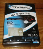 Morphy-Richards, Eio, Imetec Vacuum Bags (Pkt 5) - Part # VEBAG