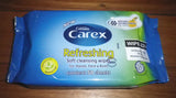 Cussons Carex Refreshing Soft Hand, Body & Face Wipes (Pkt 50) - # WIPE-2214