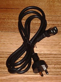 Computer Power Lead - IEC Rightangled Female to 3pin Mains Plug - Part # ACL110
