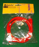 RJ45 to RJ45 CAT5E Red Crossover Computer Network Cable 2metre - Part # CL135