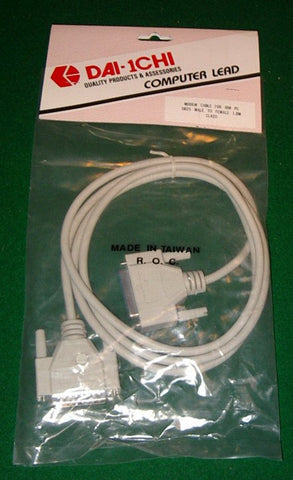 Computer Lead - IBM PC Modem DB25M - DB25F - Part # CL420