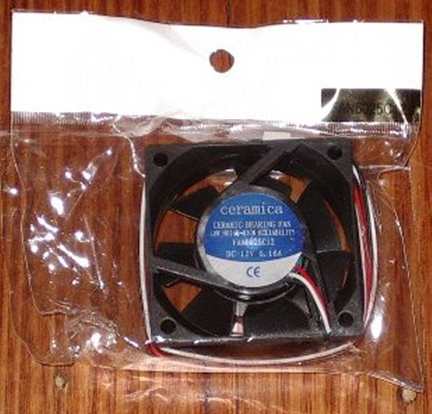 60mm Computer Case, Power Supply Cooling Fan Part FAN6025C12M