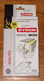 Dyson DC02 Vacuum Cleaner H-Level Cartridge Filter (Pkt 2) - Part # FIL66
