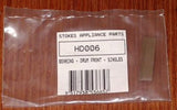 Hoover Apollo Dryer Single Drum Teflon Slide Pad - Part # 0542300019, D602