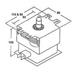 Magnetron Suits Some Sharp 800W, 850W Microwave Models - Part # MAG686, AM718