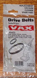 Vax Upright Vacuum Cleaner Agitator Drive Belts (Pkt 2) - Part # PPP124